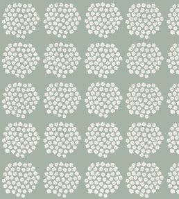 Puketti Wallpaper by Marimekko Green