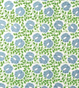 Punch Paisley Fabric by Christopher Farr Cloth Green