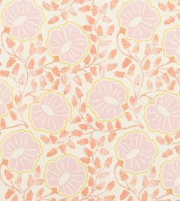 Punch Paisley Wallpaper by Christopher Farr Cloth Guava