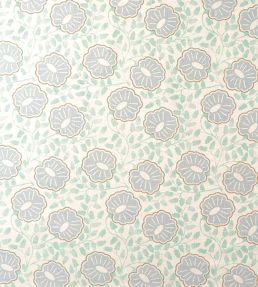 Punch Paisley Fabric by Christopher Farr Cloth Pale Blue