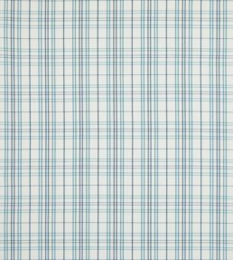 Purbeck Check Fabric by Baker Lifestyle Aqua