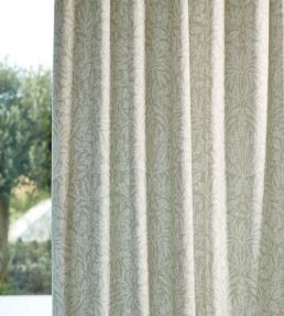 Pure Acorn Wide Width Fabric by Morris & Co Cream