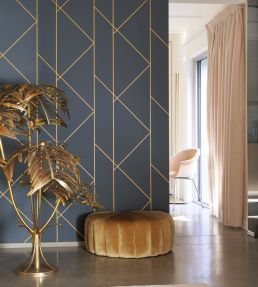 Pure Wallpaper by Casadeco Bleu Marine