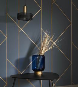 Pure Wallpaper by Casadeco Bleu Marine
