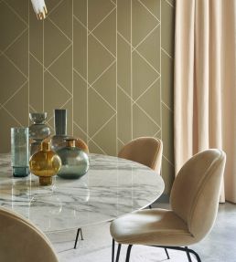 Pure Wallpaper by Casadeco Vert Olive