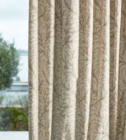 Pure Willow Boughs Wide Width Fabric by Morris & Co Stone