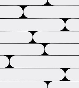 Putki Wallpaper by Marimekko Black/White