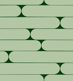 Putki Wallpaper by Marimekko Green