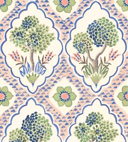 Puzzlewood Wallpaper by George & Minnie Blush