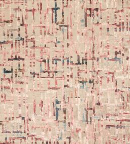 Quadrata Fabric by Clarke & Clarke Blush/Natural