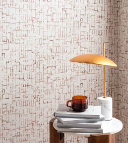 Quadrata Wallpaper by Clarke & Clarke Midnight