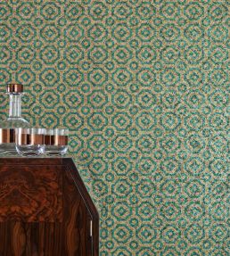 Queens Quarter Wallpaper by Cole & Son Copper