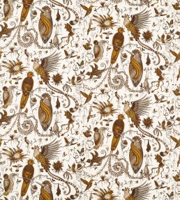 Quetzal Fabric by Clarke & Clarke Gold