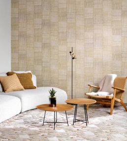 Rabane Wallpaper by Arte Antique Gold