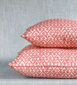 Rabanna Cushion 43 x 35cm by Fermoie Red