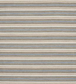 Radcot Stripe Fabric by Colefax and Fowler Blue/Stone