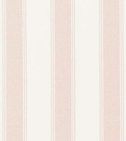 Rafe Stripe Fabric by Schumacher Quiet Pink