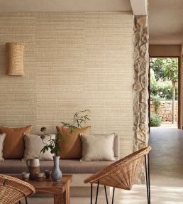 Raffia II Wallpaper by Elitis Un raffinement subtil
