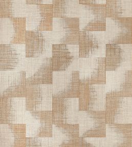 Raffia Squares Wallpaper by Thibaut Beige