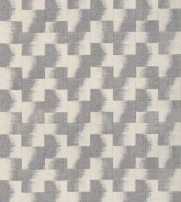 Raffia Squares Fabric by Thibaut Graphite