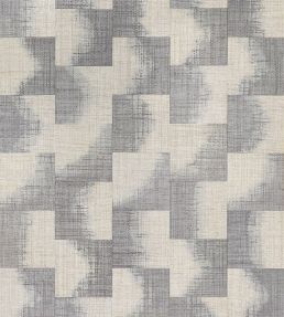 Raffia Squares Wallpaper by Thibaut Graphite