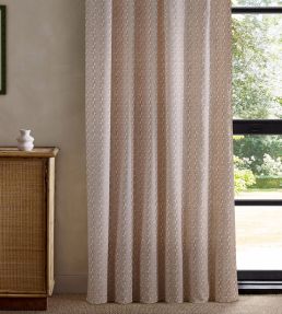 Raft Stripe Print Fabric by Scion Dusk Pink