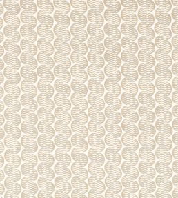 Raft Stripe Print Fabric by Scion Mushroom