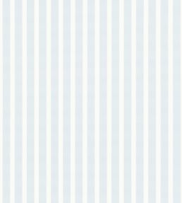Railway Stripe Wallpaper by Thibaut Light Blue