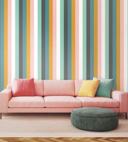 Rainbow Bloc Wallpaper by Ohpopsi Autumn Twist