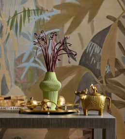 Rainforest Mural by Thibaut Neutral on Metallic