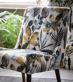 Rainforest Velvet Fabric by Studio G Multi