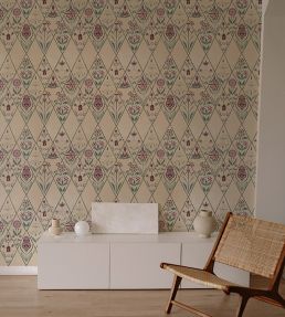 Rajola Wallpaper by Tres Tintas Pink