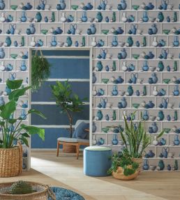 Raku Wallpaper by Osborne & Little 1