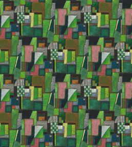 Raku Patchwork Mural by Designers Guild Emerald