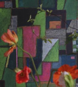 Raku Patchwork Mural by Designers Guild Emerald
