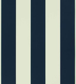 Spalding Stripe Wallpaper by Ralph Lauren Navy