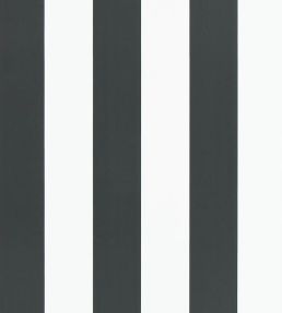 Spalding Stripe Wallpaper by Ralph Lauren Black/White