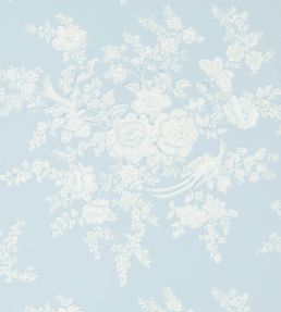 Vintage Dauphine Wallpaper by Ralph Lauren Sky