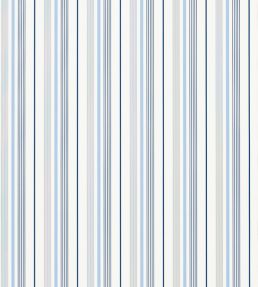 Gable Stripe Wallpaper by Ralph Lauren French Blue