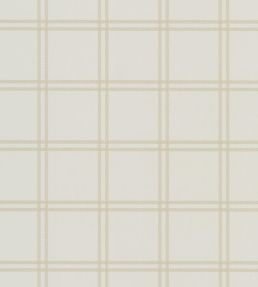 Shipley Windowpane Wallpaper by Ralph Lauren Cream