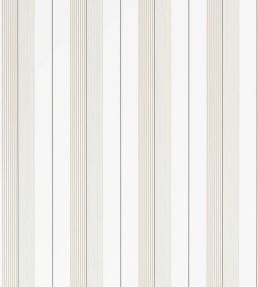 Aiden Stripe Wallpaper by Ralph Lauren Natural/White