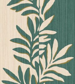 Rama Wallpaper by Casamance Ivoire/emeraude