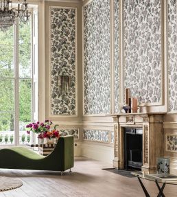 Ramo di Ortensia Wallpaper by Cole & Son Pastel on Stone