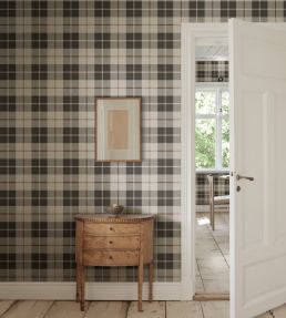 Ranold Wallpaper by Sandberg Charcoal