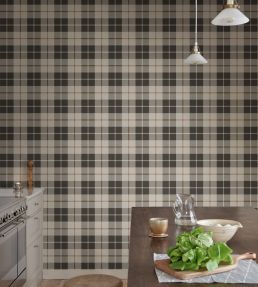 Ranold Wallpaper by Sandberg Charcoal