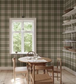 Ranold Wallpaper by Sandberg Green