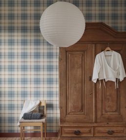 Ranold Wallpaper by Sandberg Light Blue