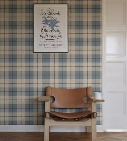 Ranold Wallpaper by Sandberg Light Blue