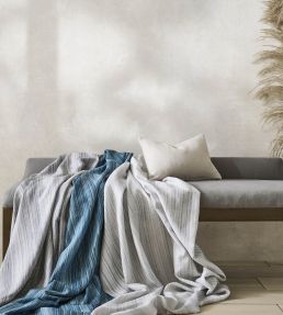 Rapello Fabric by Clarke & Clarke Charcoal