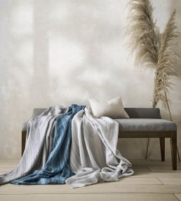 Rapello Fabric by Clarke & Clarke Midnight